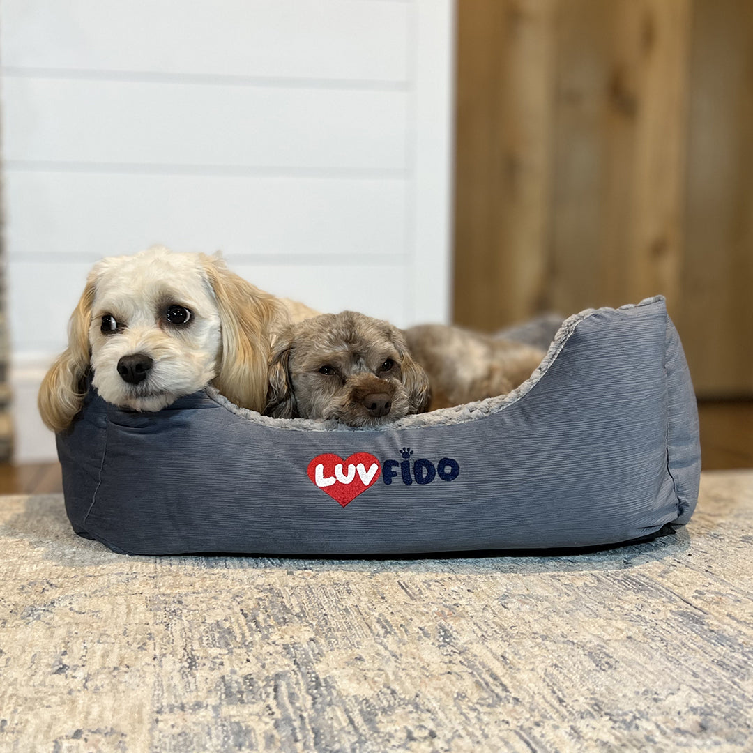 LuvFido Cuddle Bed Grey