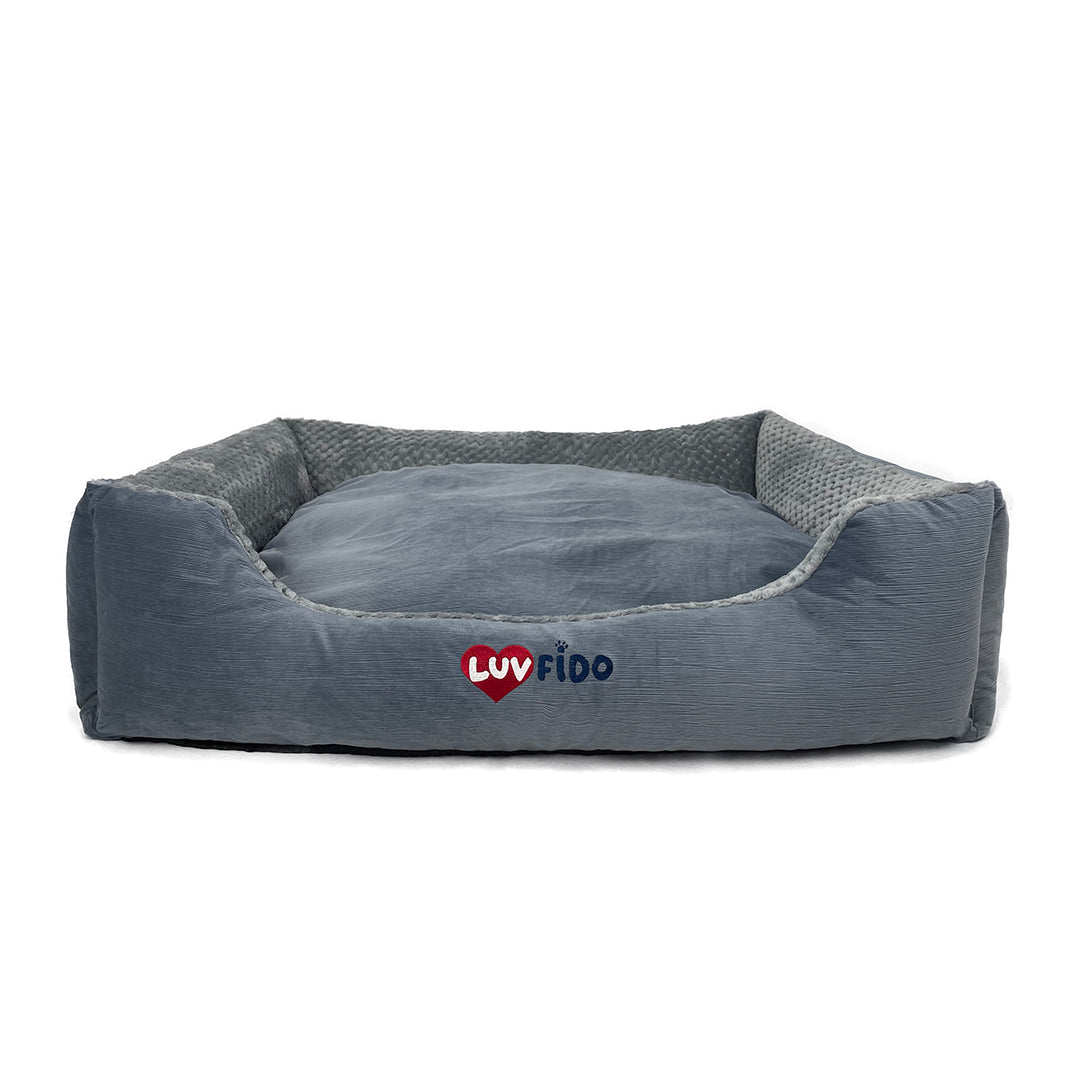 LuvFido Cuddle Bed Grey