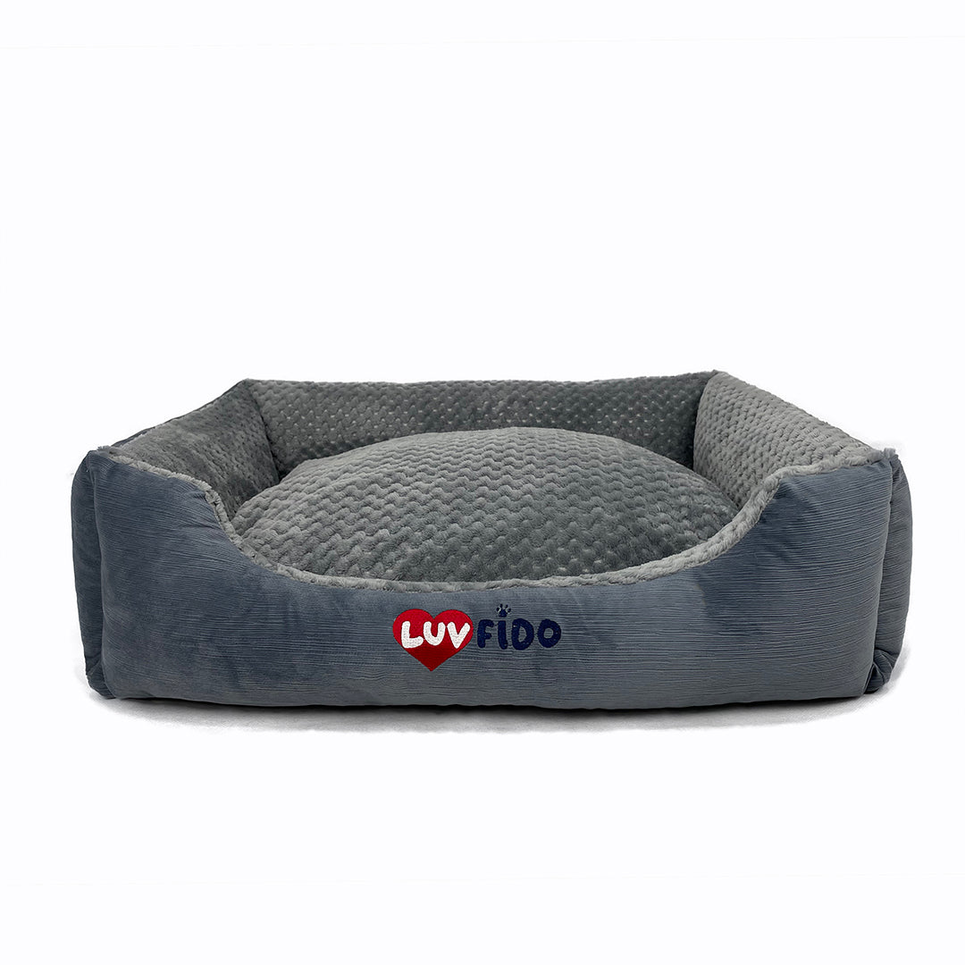 LuvFido Cuddle Bed Grey