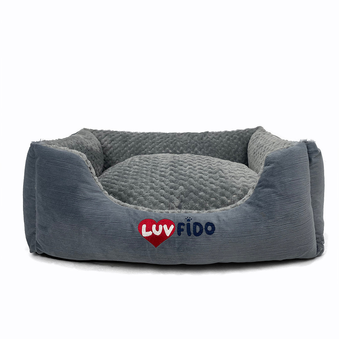 LuvFido Cuddle Bed Grey