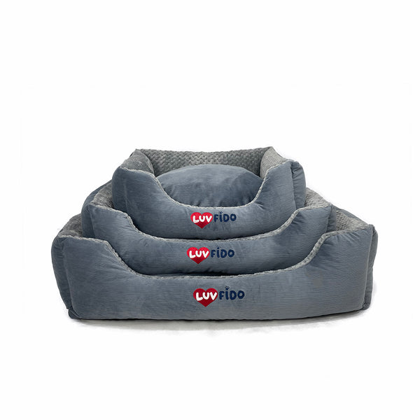 LuvFido Cuddle Bed Grey